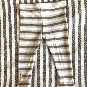 L’ovedbaby Organic Leggings in Seafoam Stripe